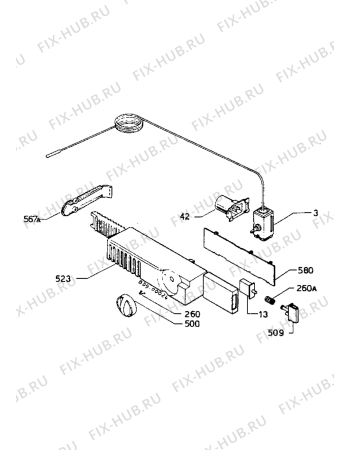 Взрыв-схема холодильника Electrolux ER3131I - Схема узла Electrical equipment